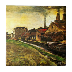 Eisenmühle in Den Haag von Vincent van Gogh Fliese