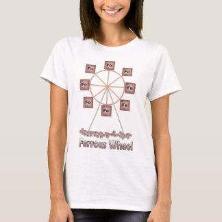 Eisenrad-Eisen-Chemie-Einzelteil T-Shirt