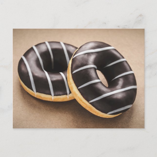 EISENSCHOKOLADEDOUGHNUTS POSTKARTE (Vorderseite)