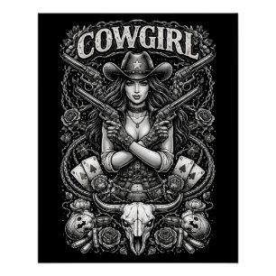 Eiserne Cowgirl Poster