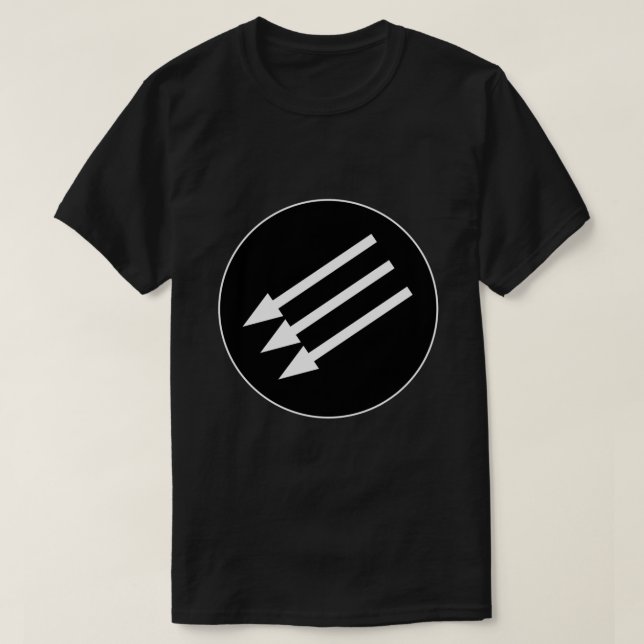 Eiserne Front - Antifaschist Sticker.png T-Shirt (Design vorne)