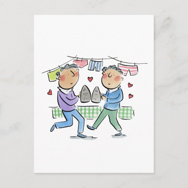 Eiserne Hochzeit Postkarte (Vorderseite)