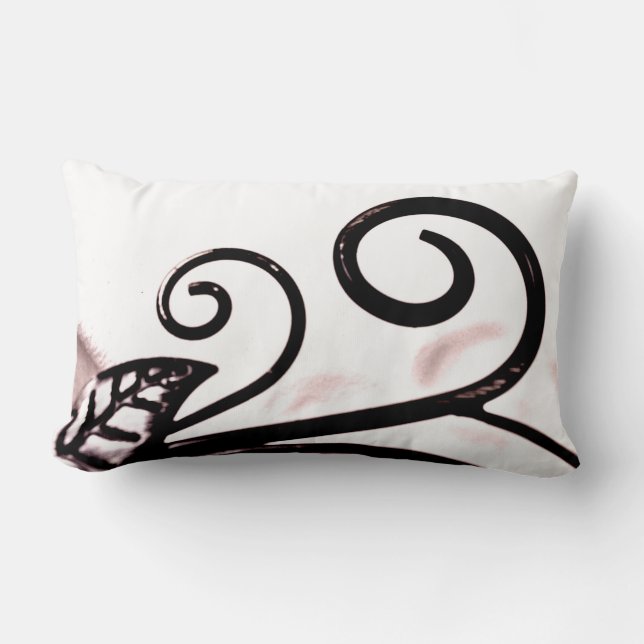 Eiserne Pflanze Lendenkissen (Vorderseite)