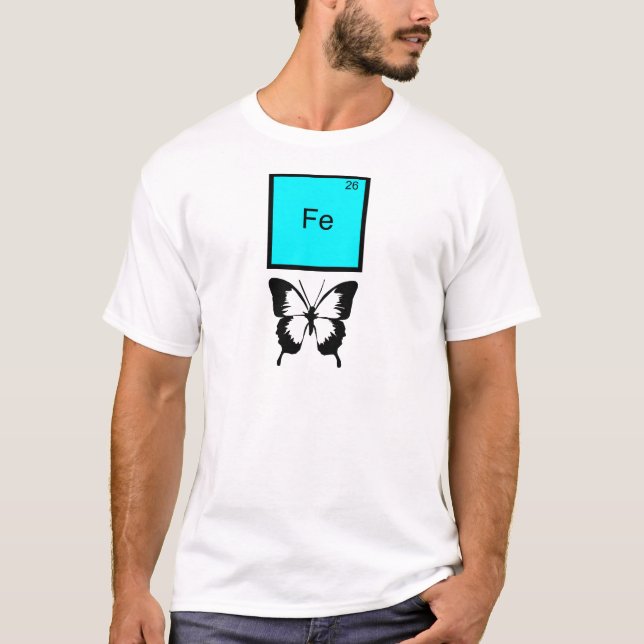 Eiserne Schmetterlingsteil Puff T - Shirt (Vorderseite)