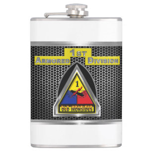 "Eiserne Soldaten" 1. gepanzerte Division Flachmann