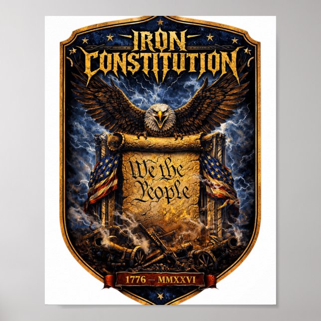 Eiserne Verfassung Wir Das Volk  Poster (Vorne)