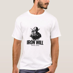 Eiserner Wille Soldat 1993 Emblem T-Shirt