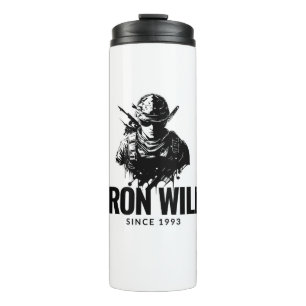 Eiserner Wille Soldat 1993 Emblem Thermosbecher