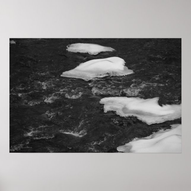 Eisfelsen drucken poster (Vorne)
