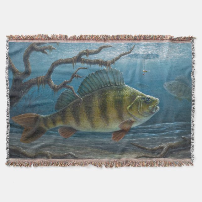 Eisfischen auf Barsche Decke (Vorderseite)