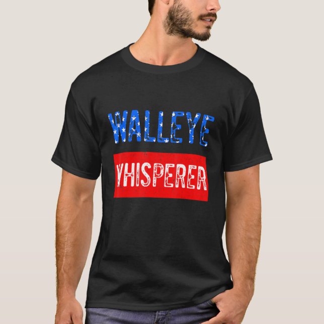 Eisfischen Glücklicher Fischer  56 T-Shirt (Vorderseite)