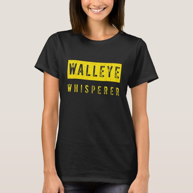 Eisfischen Glücklicher Fischer  59 T-Shirt (Vorderseite)