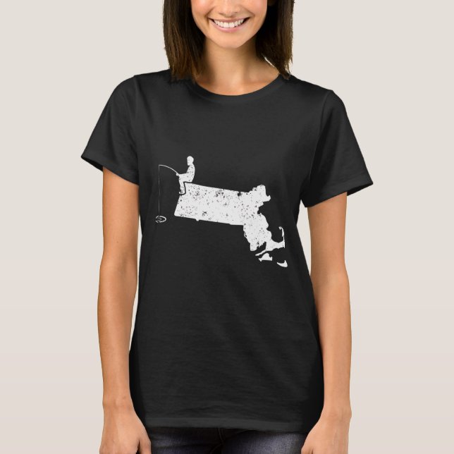 Eisfischen ruft MA-Thunfisch-Fisch-Shirt T-Shirt (Vorderseite)