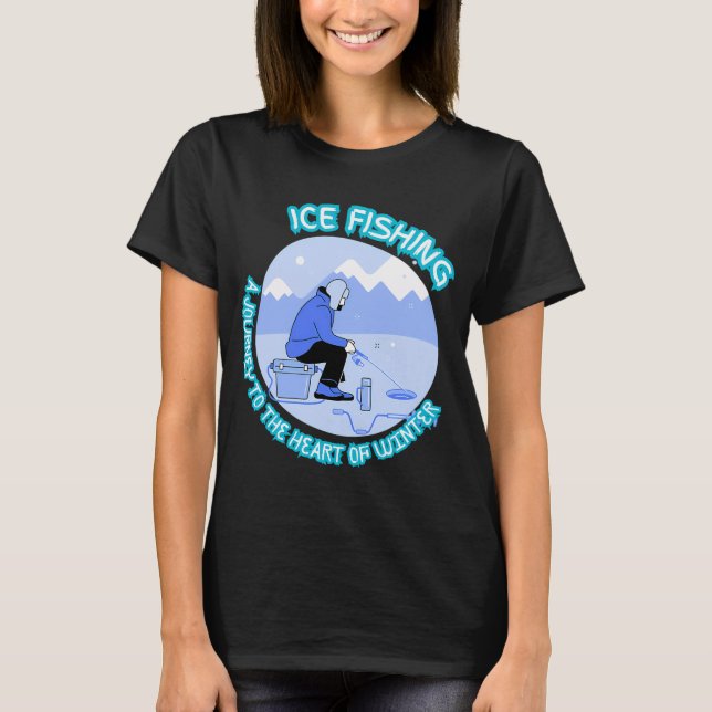 Eisfischen T-Shirt (Vorderseite)