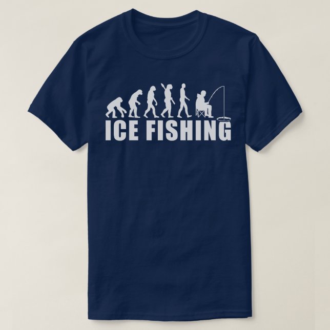 Eisfischerei Evolution 1 T-Shirt (Design vorne)