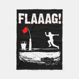 Eisfischerei-Spitzen-Flagge für Eisfischerei-Flagg Fleecedecke