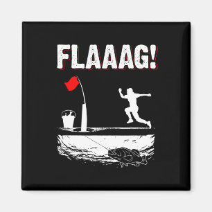 Eisfischerei-Spitzen-Flagge-Lauf für Eisfischerei- Magnet