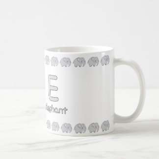 EisforElephant–FunAlphabetCupDesign Kaffeetasse