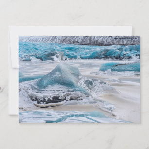 Eisformationen auf Gletscher Dankeskarte