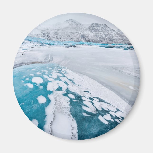 Eisgefrorenes Gletschereis, Island Magnet (Vorne)