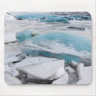 Eisglaziale Formationen im Winter Mousepad