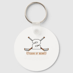 Eishockey 2. Geburtstag Sport-Themenparty Ziel Te Schlüsselanhänger