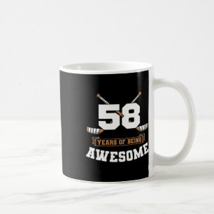 Eishockey 58. Geburtstags-Sport-Themenparty Ziel T Kaffeetasse