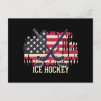 Eishockey - Amerikanische Flagge