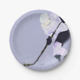 Eishockey Art spielen Pappteller