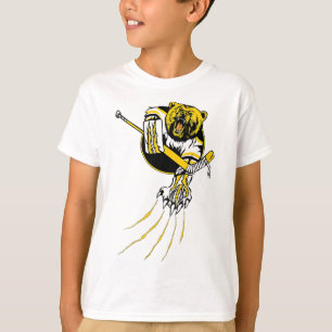 Eishockey-Bär-Grizzly-Torhüter-Bestien-Design T-Shirt