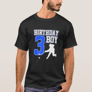 Eishockey Boy 3. Geburtstag Sport Player Coach Gr T-Shirt