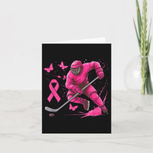 Eishockey Breast Cancer Awareness Player Pink Spl Karte