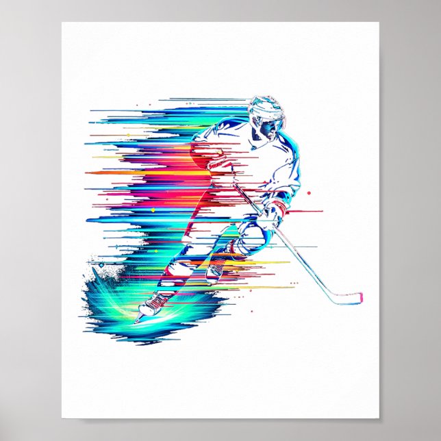 Eishockey-Dynamik  Poster (Vorne)