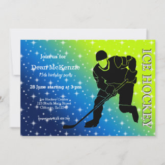 Eishockey Einladung