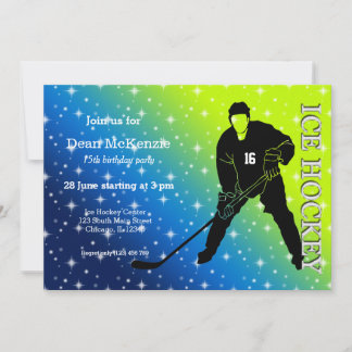 Eishockey Einladung
