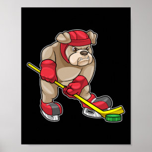 Eishockey-Eishockey-Stick-Sport Poster