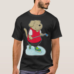 Eishockey-Eishockeykletter für Hunde T-Shirt