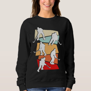 Eishockey Eisläufer Spieler Sportliebhaber Eishoc Sweatshirt