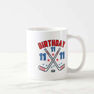 Eishockey Elf Geburtstagsjunge 11. Party Jungen Al Kaffeetasse