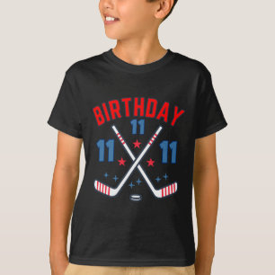 Eishockey Elf Geburtstagsjunge 11. Party Jungen Al T-Shirt