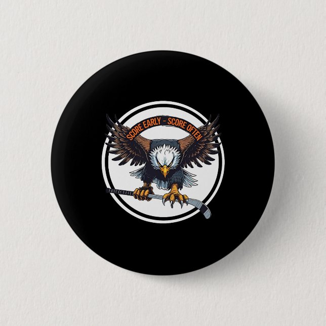 Eishockey erzielt frühzeitig Tore Grafik  Button (Vorderseite)