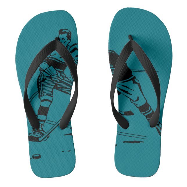 Eishockey Flip Flops (Fußbett)