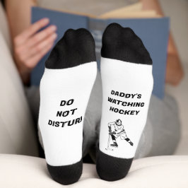 Eishockey & Fun Text Socks Socken