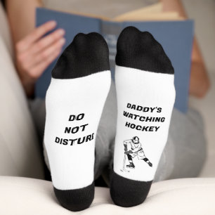 Eishockey & Fun Text Socks Socken