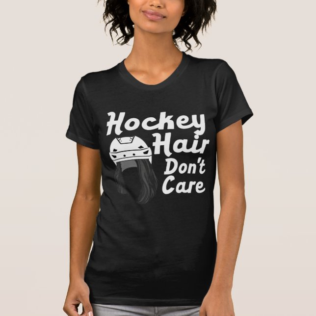 Eishockey für Damen-Feldhockeyhelm T-Shirt (Vorderseite)