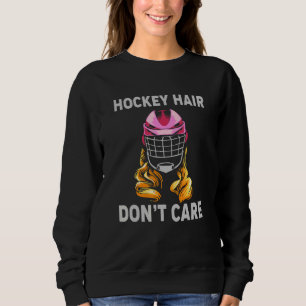 Eishockey für Mädchen Frauenhockey-Spielerhaus Sweatshirt
