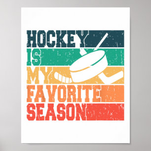 Eishockey für Männer Frauen Kinder Hockey ist mein Poster