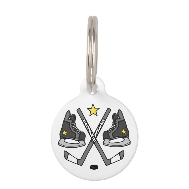 . Eishockey Gear Haustiermarke (Vorderseite)