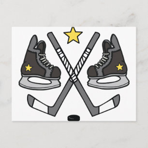 . Eishockey Gear Postkarte