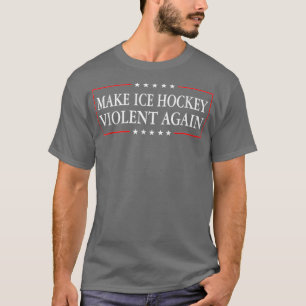 Eishockey-Gewaltakt wieder Eishockey Lover Spion T-Shirt